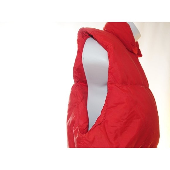 REI Vest Men's Size Small Goose Down Red Puffer Pacific Northwest Seattle Retro - Picture 3 of 9
